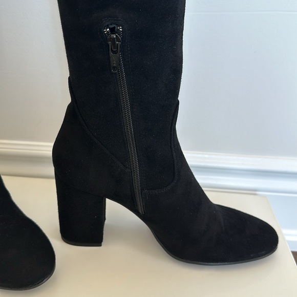 NWT La Canadienne black suede boots - Picture 2 of 5